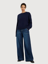 Sweater Crewneck Oversize Midnight | Lanius
