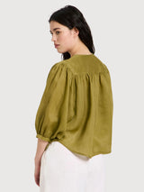 Blouse With Ruffle Cypres Woman | Lanius