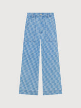 Pantaloni Vara Denim Papita Cats LightBlue | Dedicated