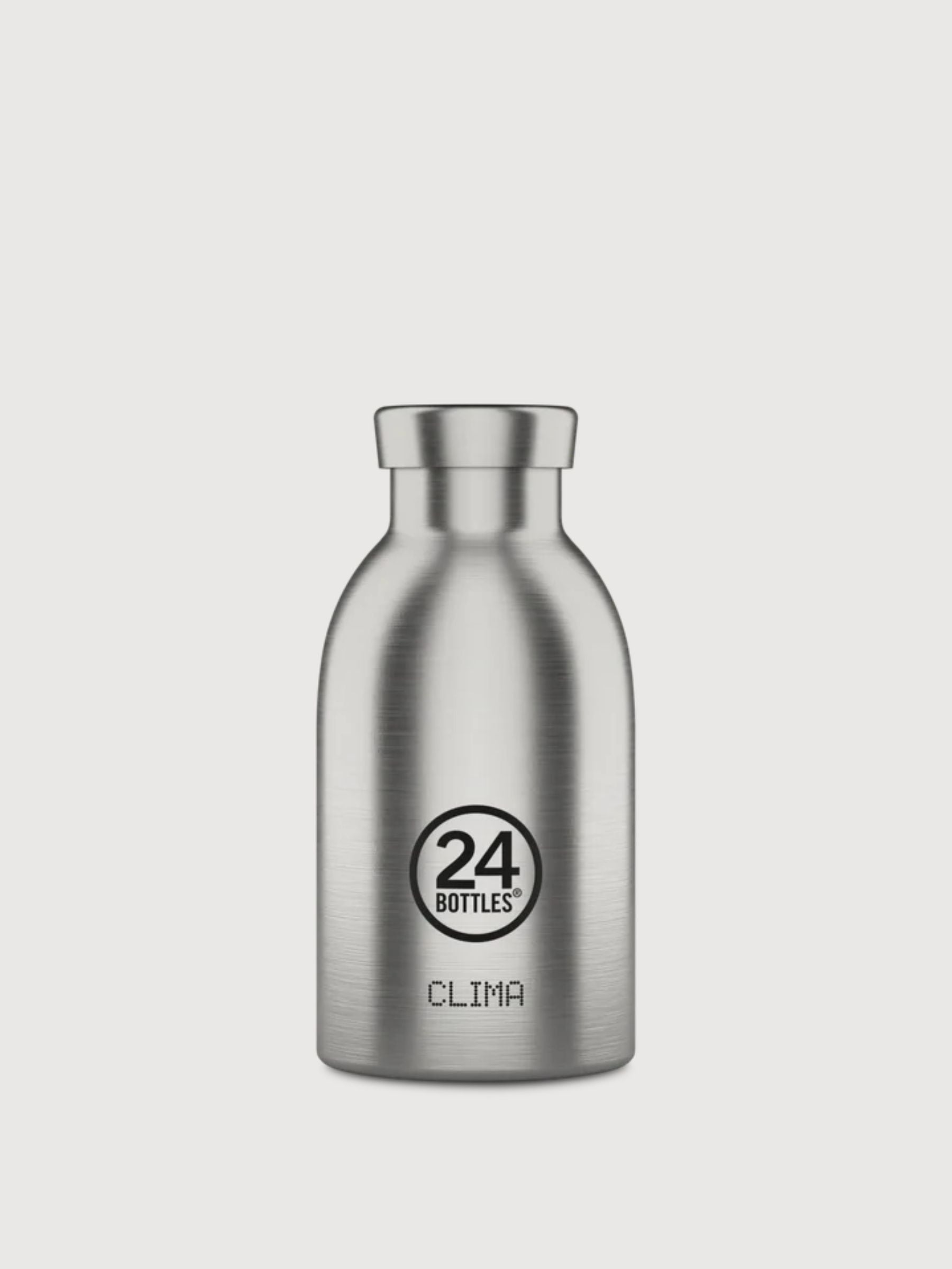 Clima Bottle 330 Gebürsteter Edelstahl | 24 Bottles