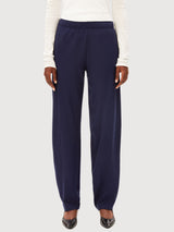 Pantaloni Basic Jersey Barrel TintedNavy | Armedangels