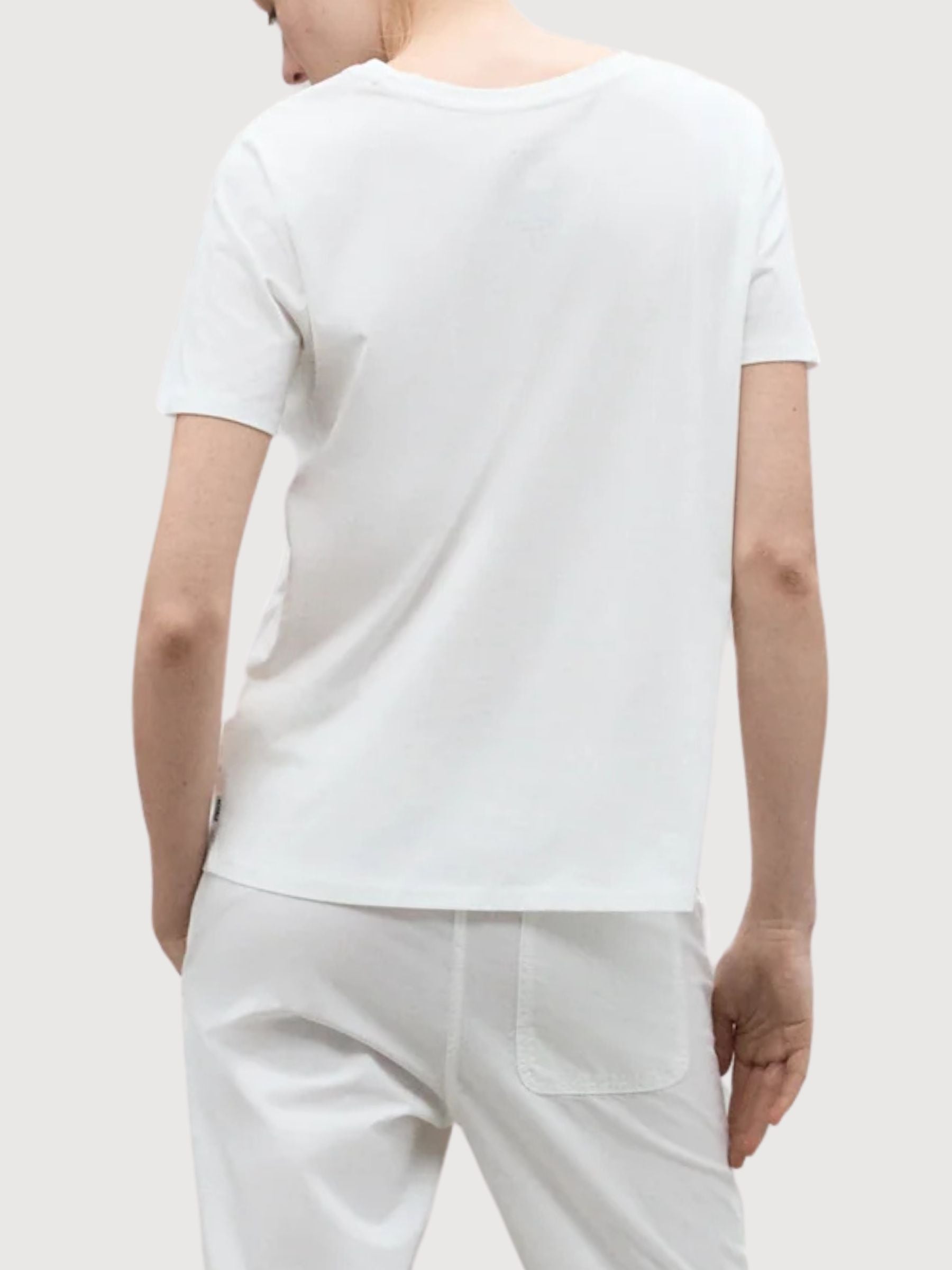 Sara T-shirt Paws White | Re-Bello