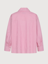 Camicia Popeline Righe Rosa Violetto | Another Brand