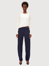 Pantaloni Basic Jersey Barrel TintedNavy | Armedangels