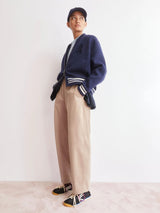 Barrel Leg Twill Pant True Camel | Armedangels