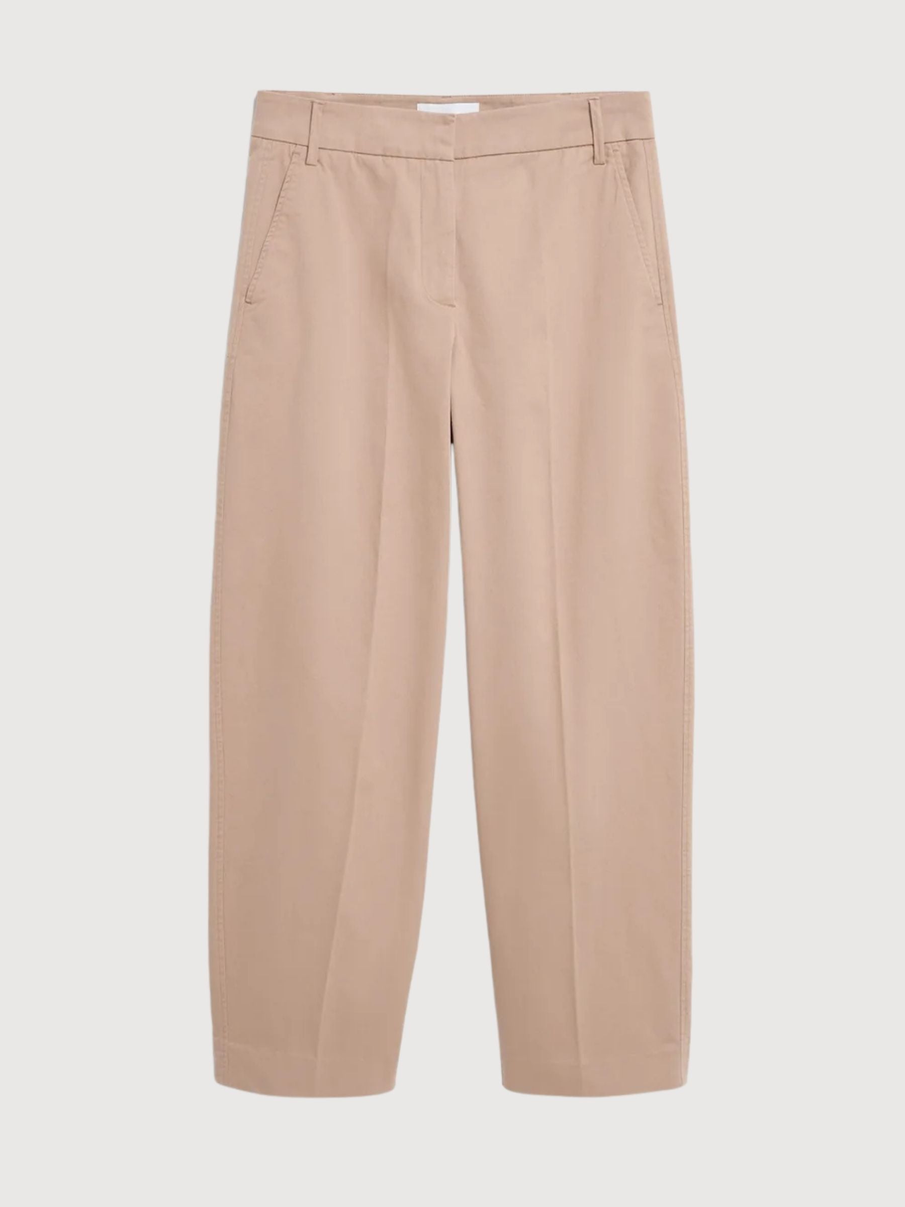 Barrel Leg Twill Pant True Camel | Armedangels
