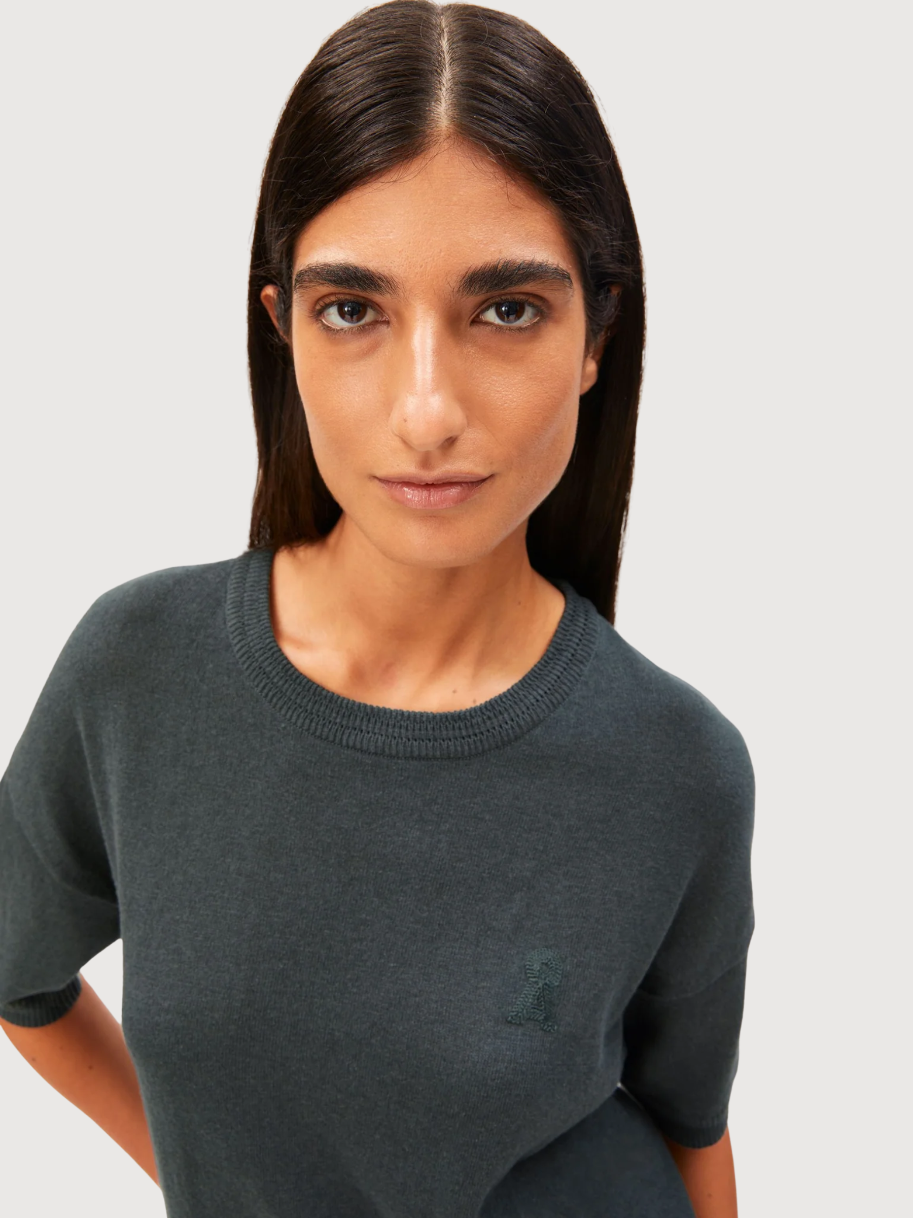 Maglione in maglia misto lino Space Steel | Armedangels