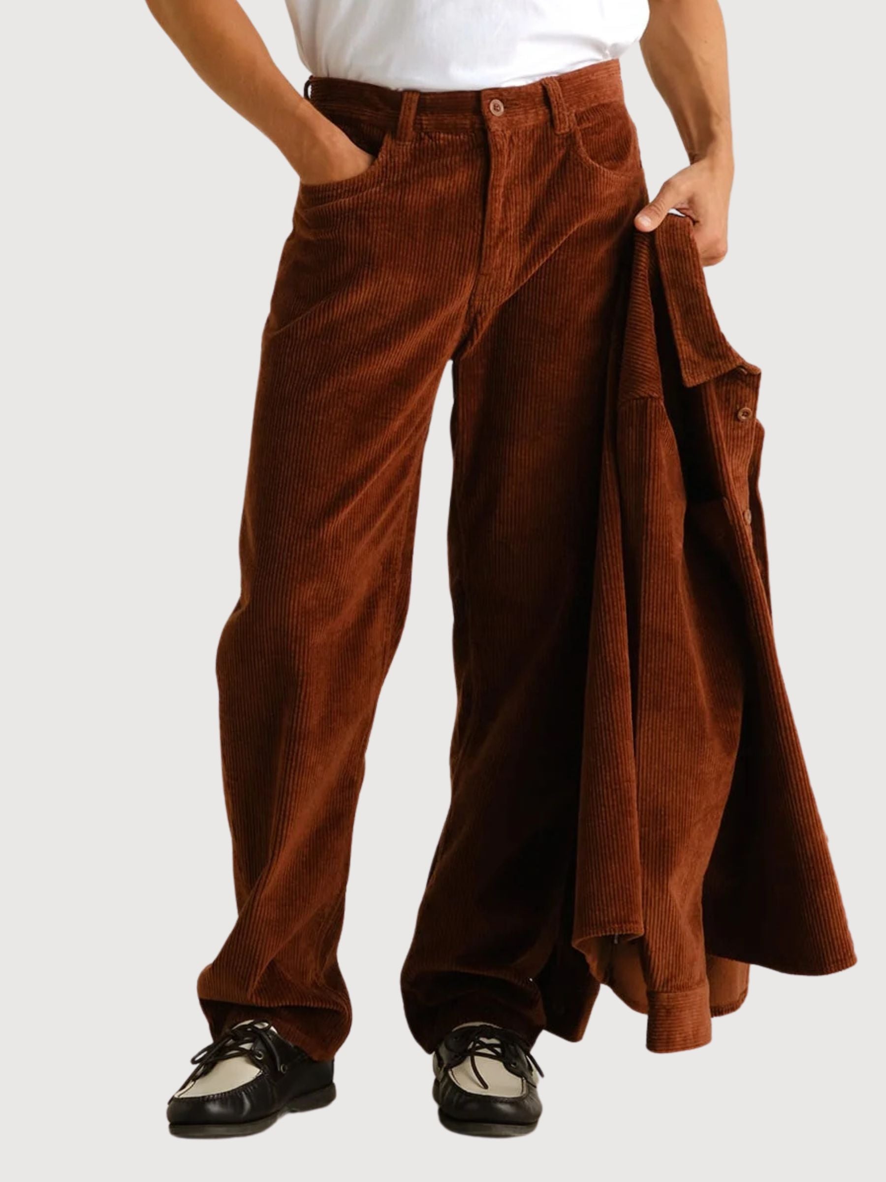 Pants Hamburg Corduroy Cappuccino | DEDICATED