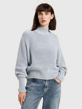 Chunky-Knit Sweater Skyway GOTS in Cotton | Lanius