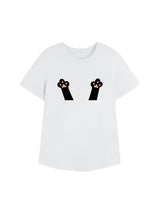 T-shirt Sara Paws Bianca | Re-Bello