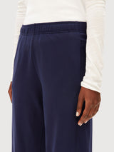 Pantaloni Basic Jersey Barrel TintedNavy | Armedangels