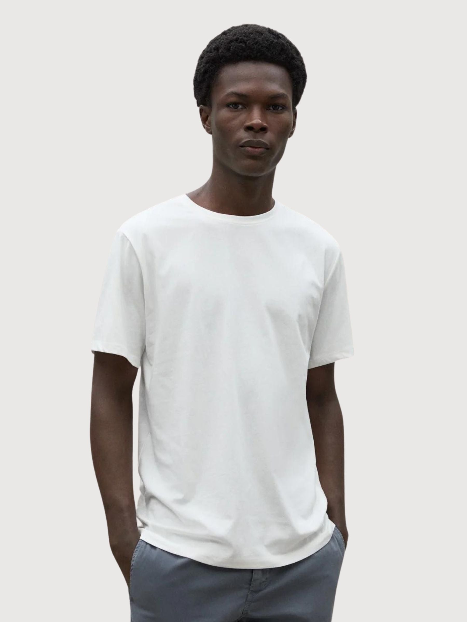 T-Shirt Sustano Weiß aus recycelter Baumwolle | Ecoalf