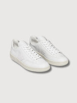 Sneakers V-12 in pelle extra bianca in pelle sostenibile | Veja