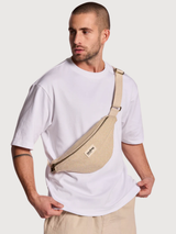 Olivia Gürteltasche Flecht-Design Nude | Hindbag