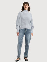 Chunky-Knit Sweater Skyway GOTS in Cotton | Lanius