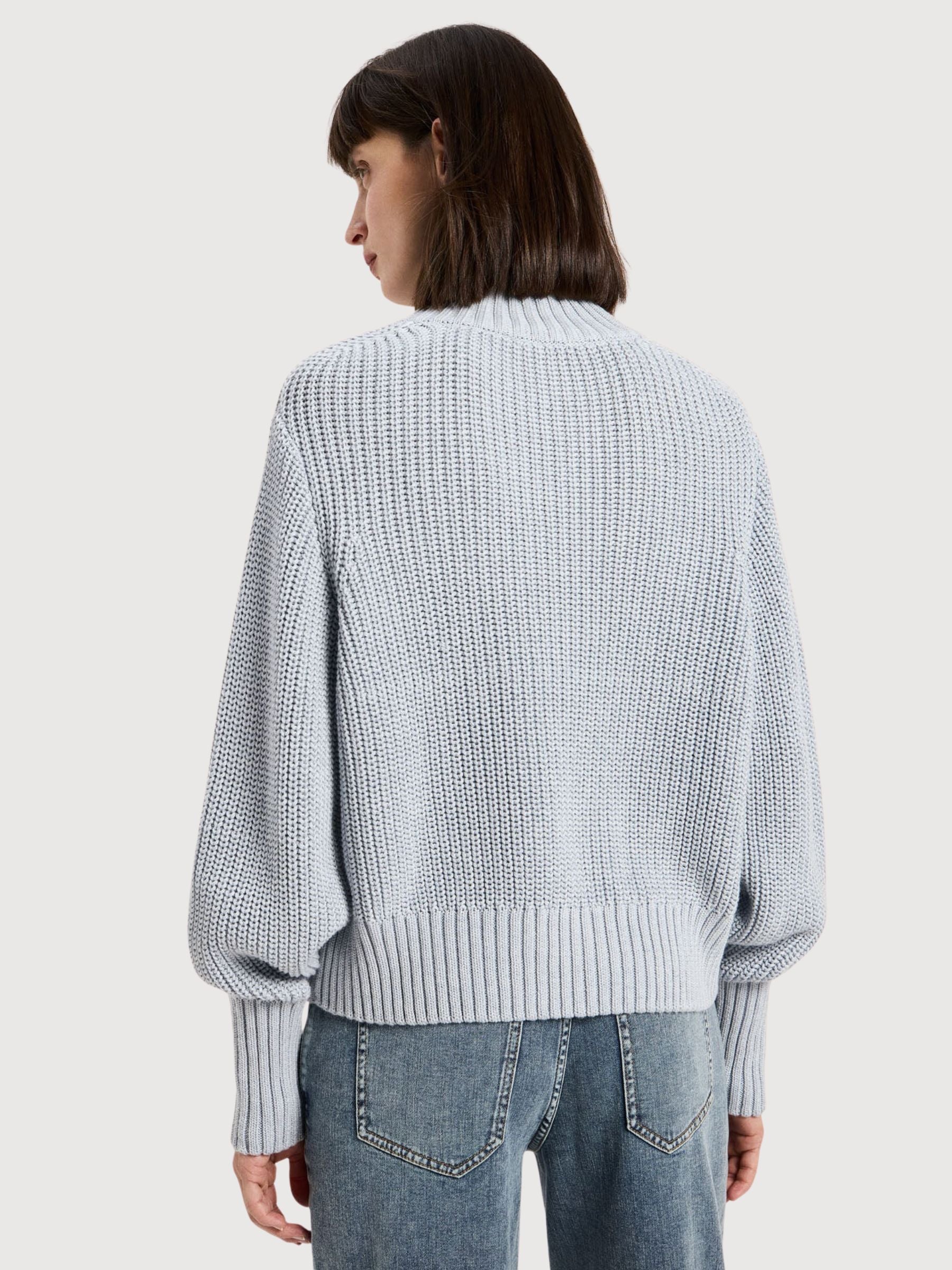Chunky-Knit Sweater Skyway GOTS in Cotton | Lanius