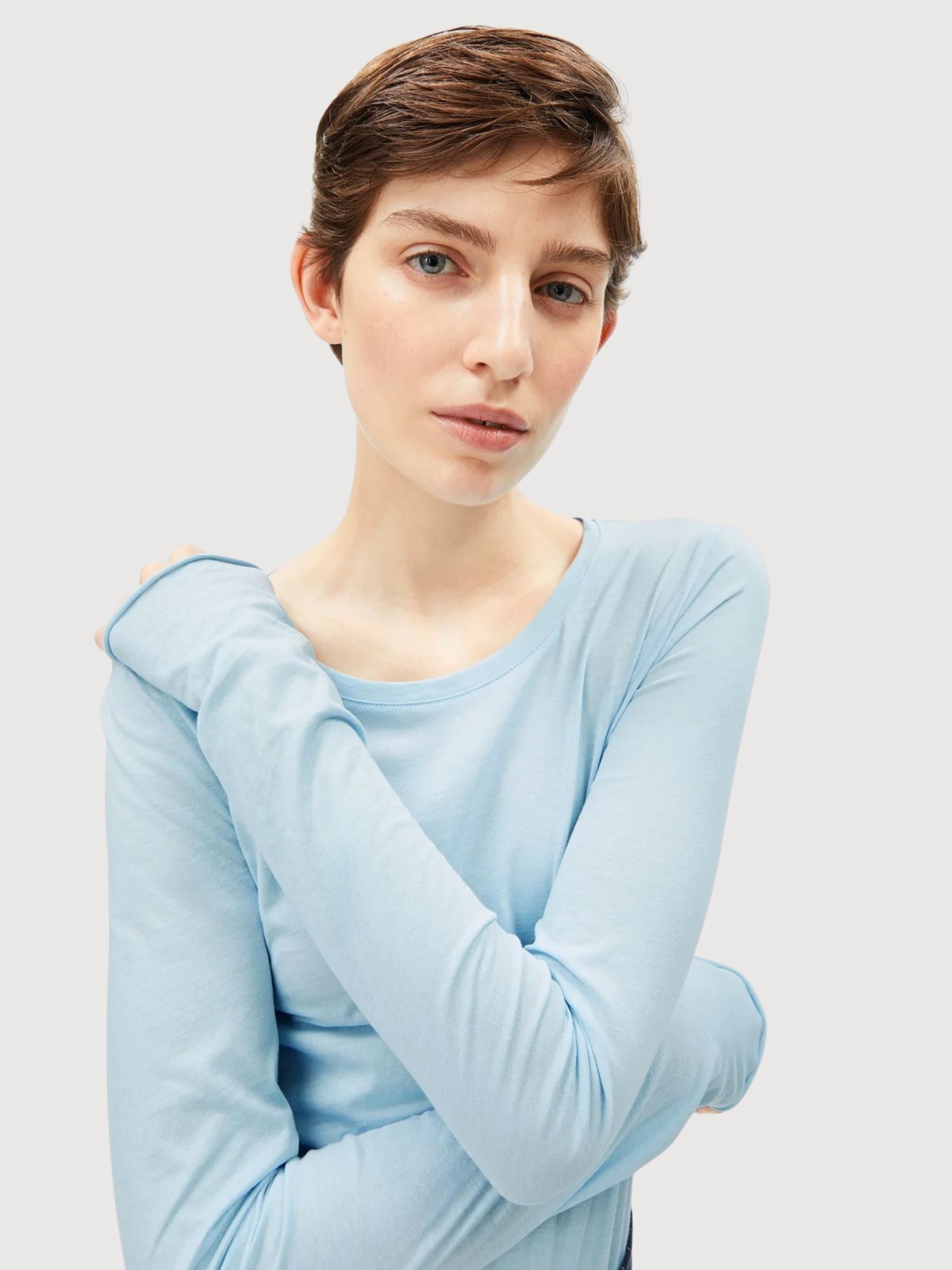 Langarm Einiaara Blue Glow | Armedangels