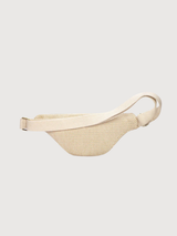 Olivia Gürteltasche Flecht-Design Nude | Hindbag