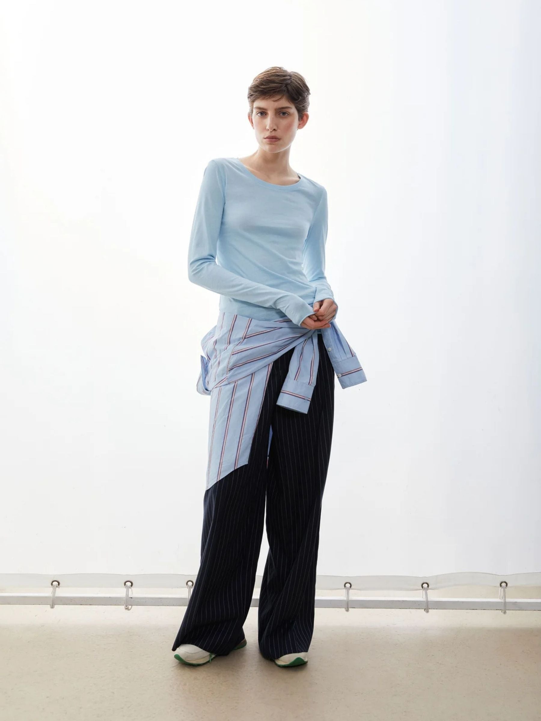 Langarm Einiaara Blue Glow | Armedangels