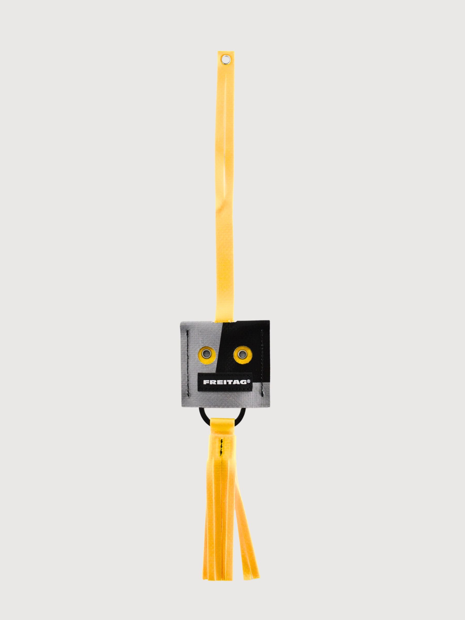 Charm & Key Holder F212 FACE Yellow/Black/Grey | Freitag