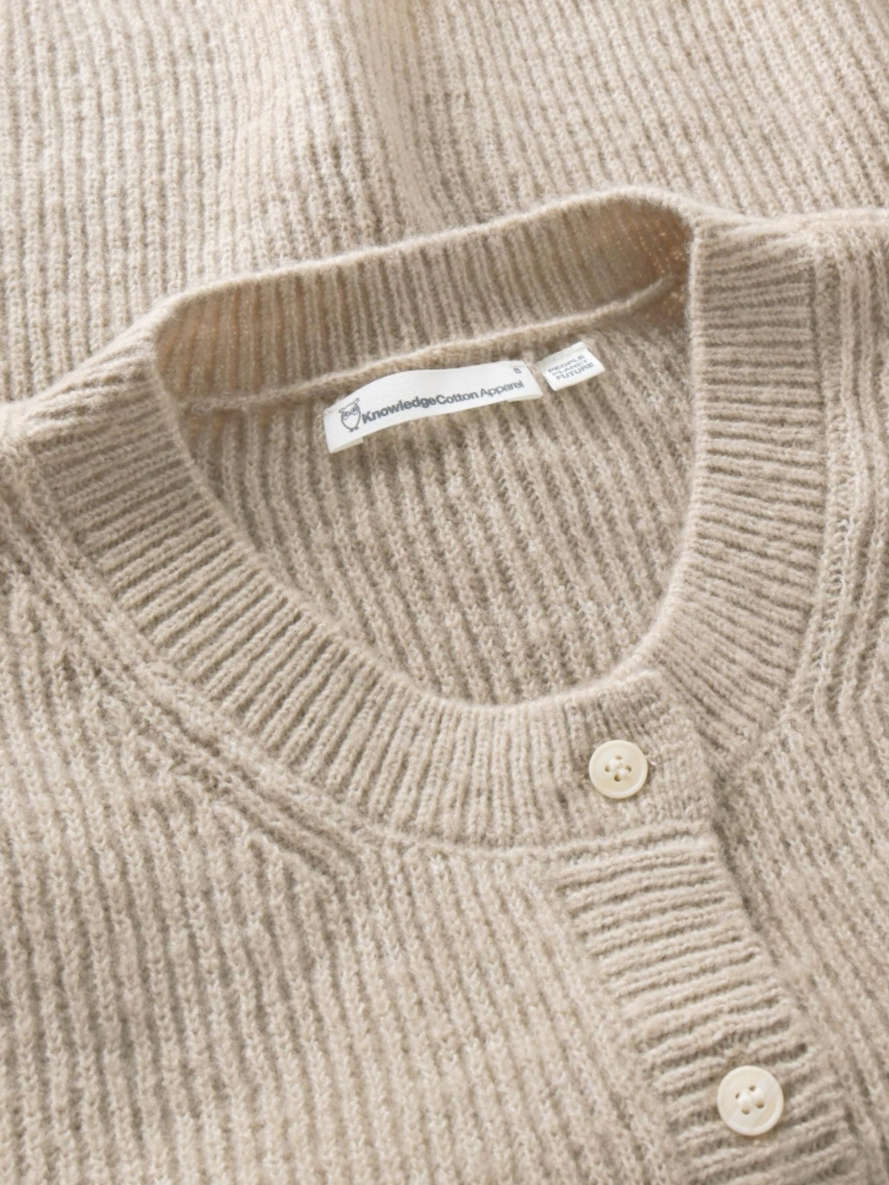 Vest Yarn Grey Woman | Knowledge Cotton Apparel