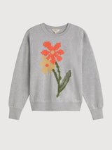 Sweatshirt Jodie Poppy Grey Damen | Thinking Mu