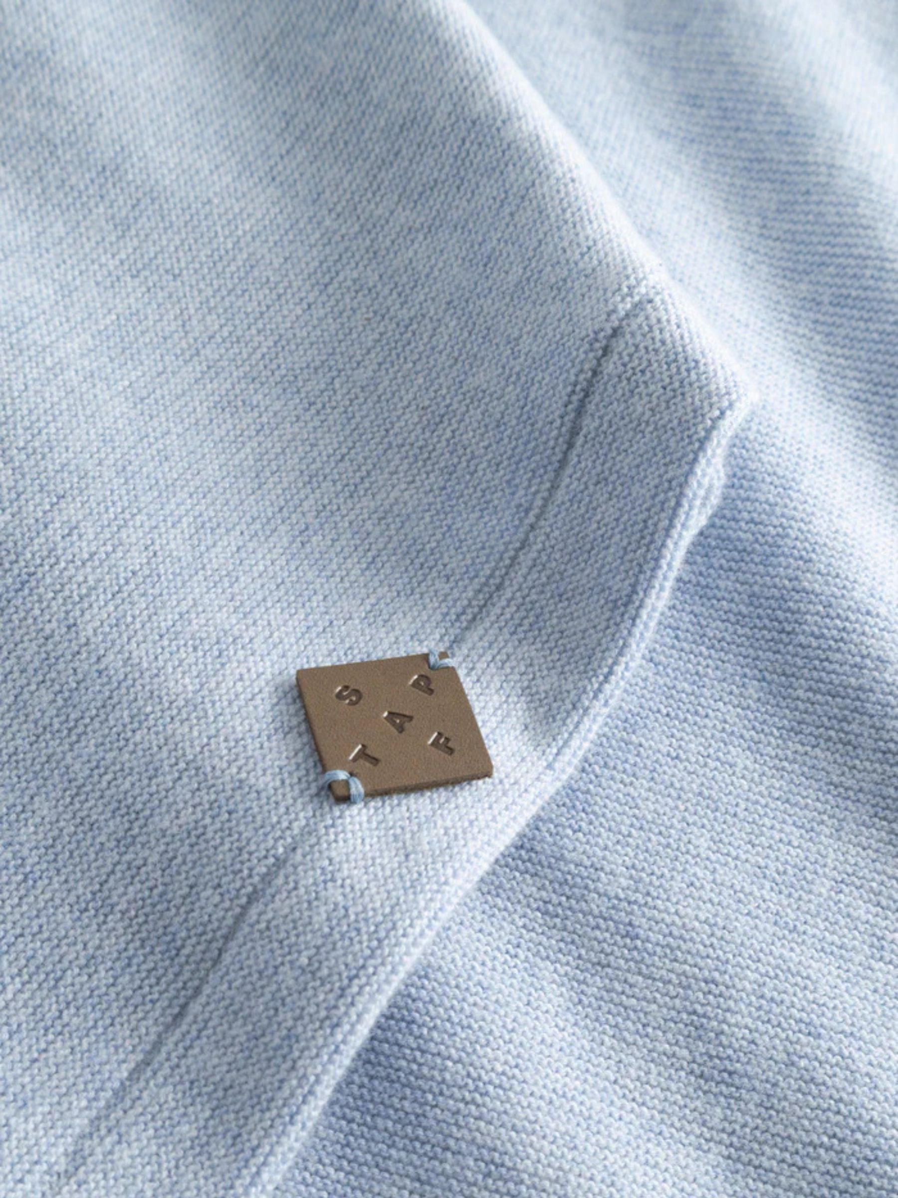 Shirt Evi Woman Azzuro Merino/Cotton | Stapf