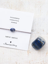Bracelet Gemstone Card Lapis Lazuli | A Beautiful Story