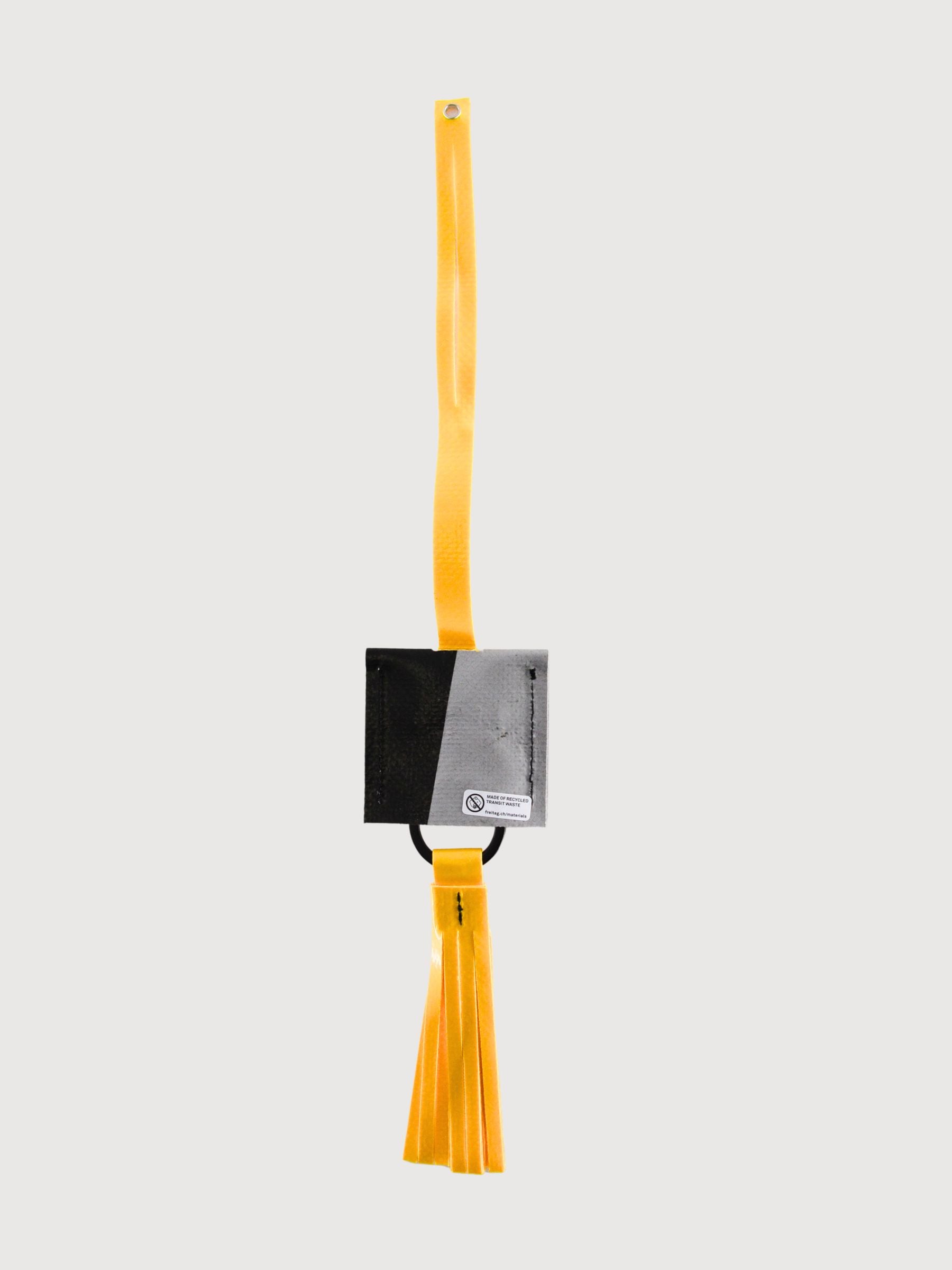 Charm & Key Holder F212 FACE Yellow/Black/Grey | Freitag