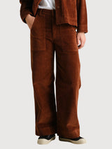 Pants Workwear Vara Corduroy Brown | DEDICATED