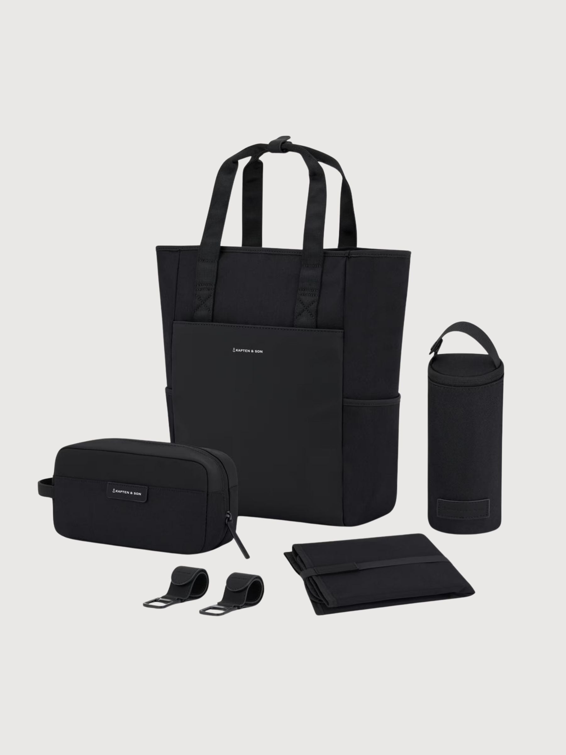 Diaper Backpack Lindby Black | Kapten & Son