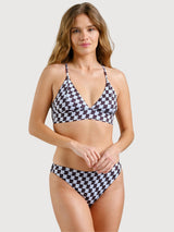 Slip bikini Slite Pepita Cats neri | Dedicated