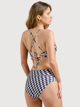 Slip bikini Slite Pepita Cats neri | Dedicated