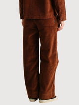 Pants Workwear Vara Corduroy Brown | DEDICATED