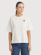 TShirt Vadstena AutumnHarvest EMB White | DEDICATED