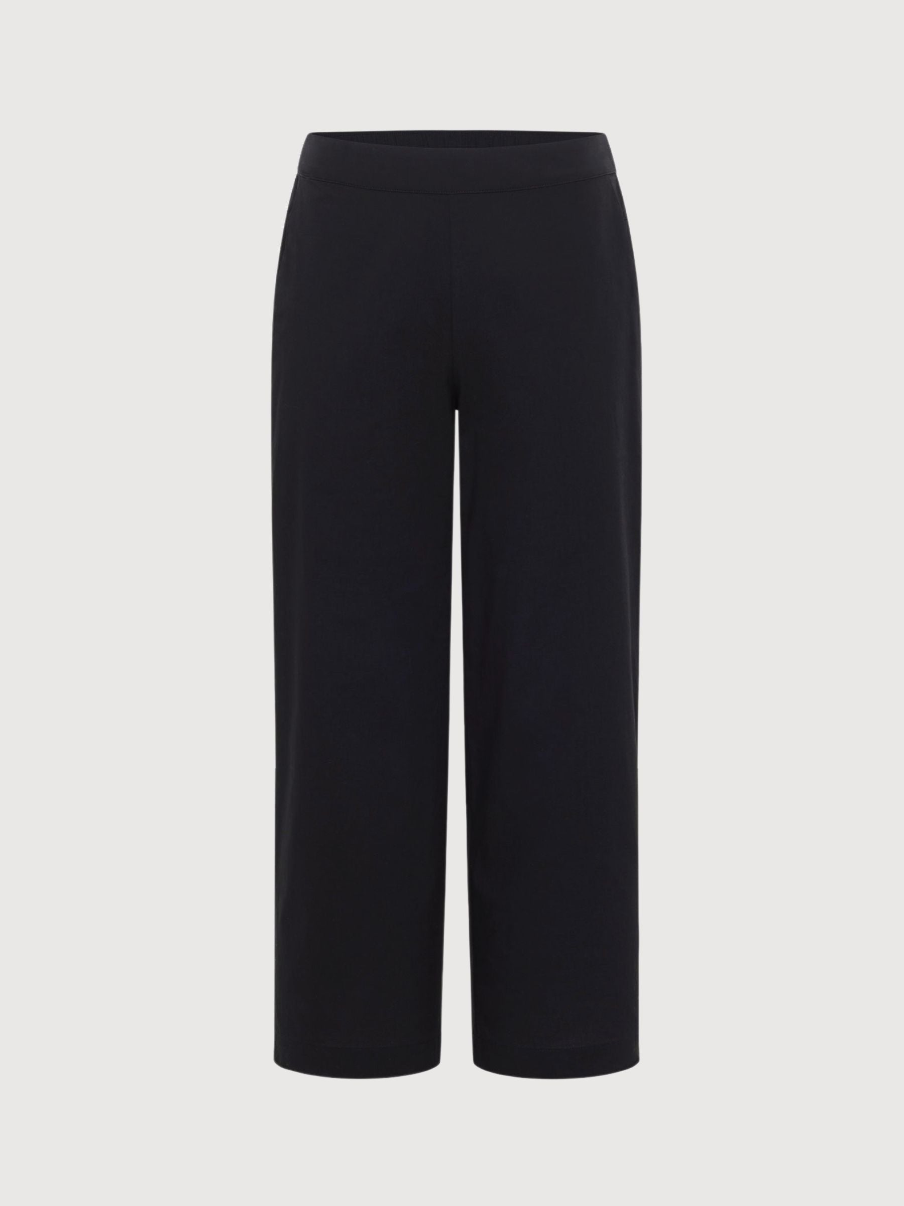 Pantaloni culotte neri in cotone organico | Lanius