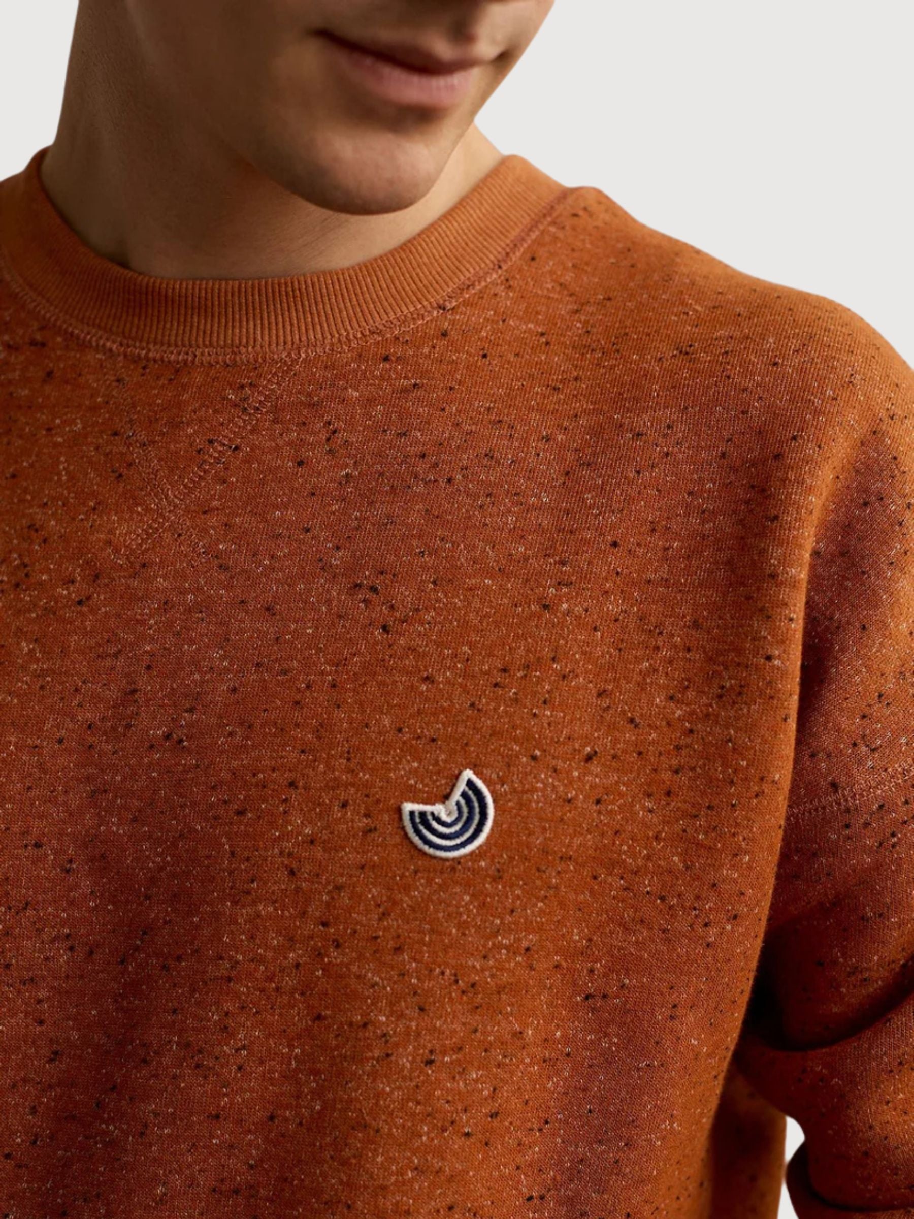 Sweatshirt Dundrum Orange Man | Twothirds