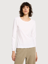 Longsleeve White Woman Cotton | Lanius