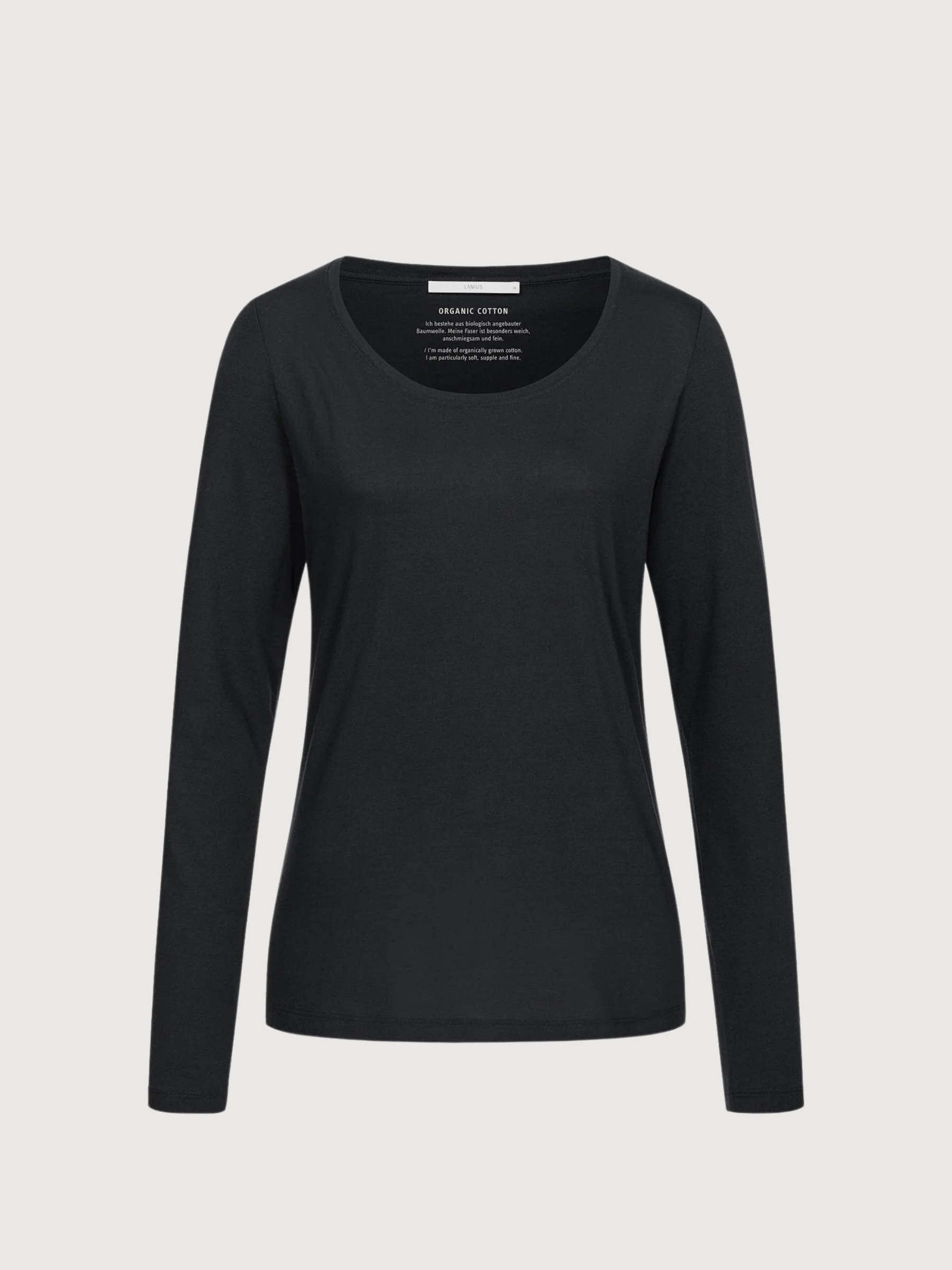 Schwarzes Langarmshirt | LANIUS