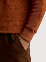 Sweatshirt Dundrum Orange Man | Twothirds