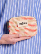 Lili Porte-monnaie Tressage Corail | HINDBAG