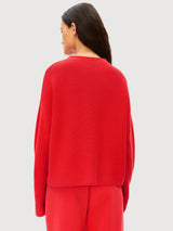 Merinaa Links Links Sweater Mars Red | Armedangels