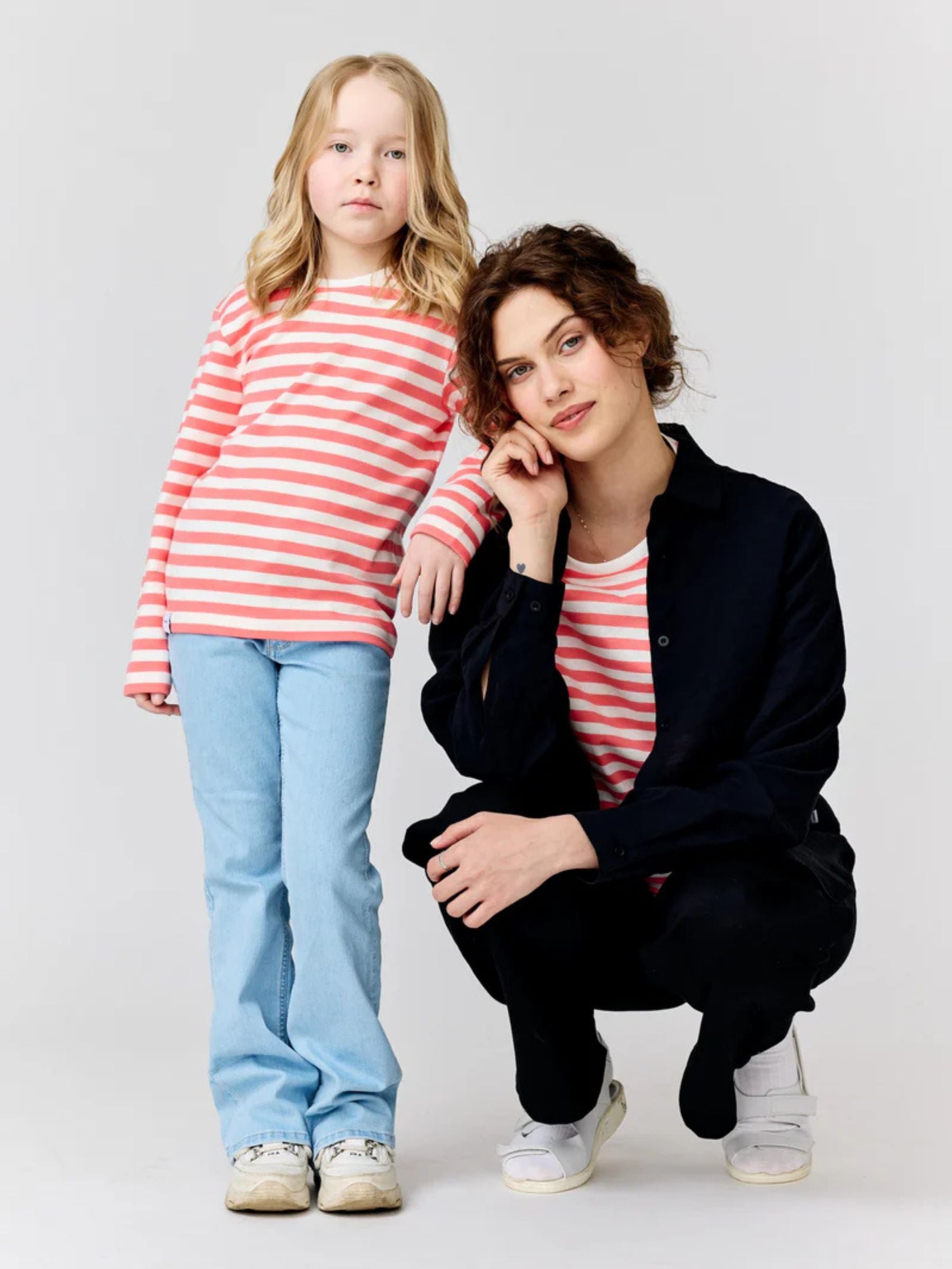 Verkstad Long Sleeve Coral-Off White | Makia