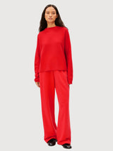 Merinaa Links Links Sweater Mars Red | Armedangels