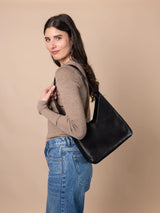 Schwarzes Leder Vicky Bag | O My Bag
