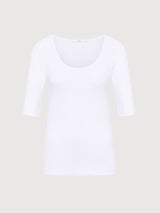 Maglietta bianca in cotone organico | Lanius