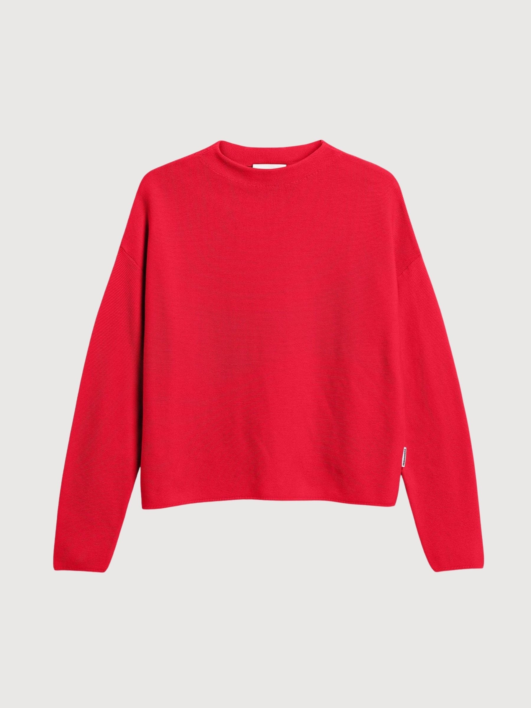 Merinaa Links Links Sweater Mars Red | Armedangels
