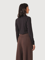 Longsleeve Zur-5 Black Woman | Skfk