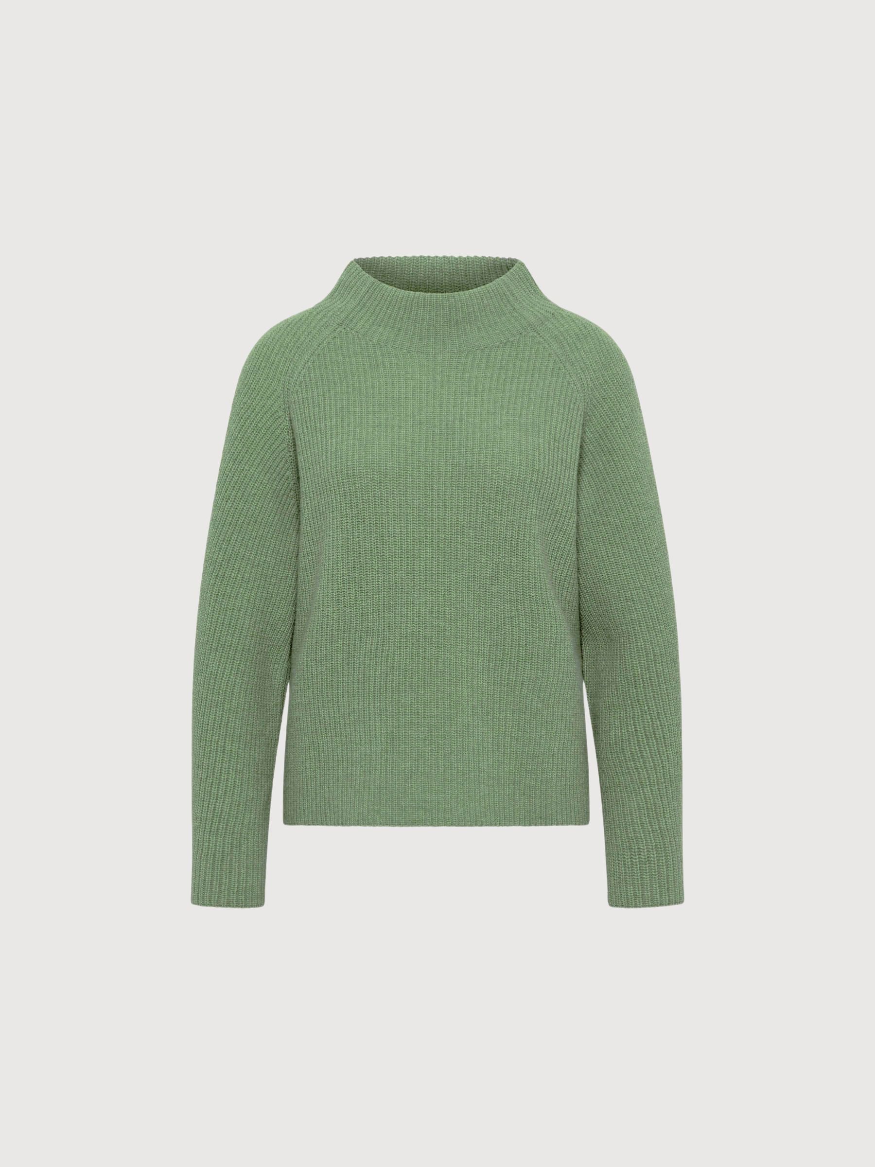 Grobstrick Pullover Grün Damen | Lanius 