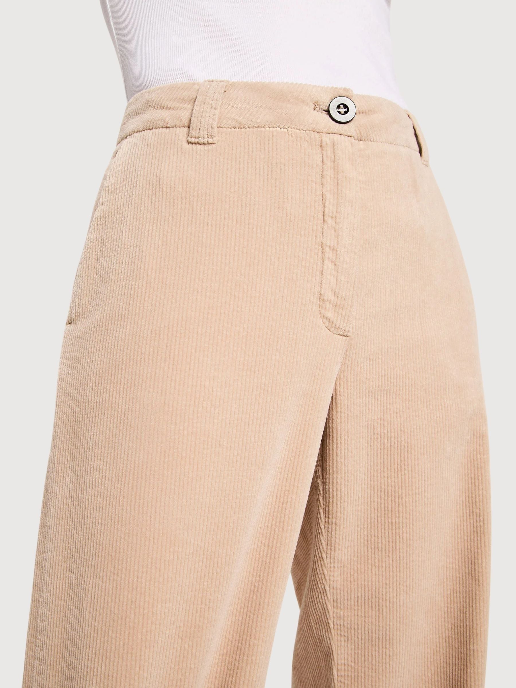 Hose Cord Marlene Beige Frau | Lanius